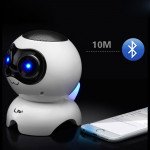 Wholesale Robotic Puppy Design ET Cute Bluetooth Speaker F2 (White)